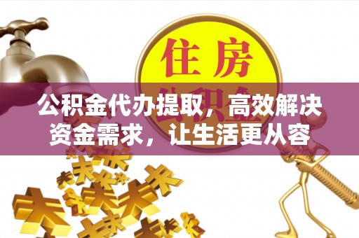 定远公积金代办提取，高效解决资金需求，让生活更从容