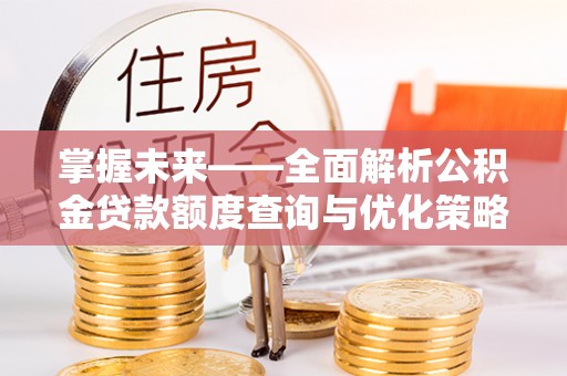 定远掌握未来——全面解析公积金贷款额度查询与优化策略