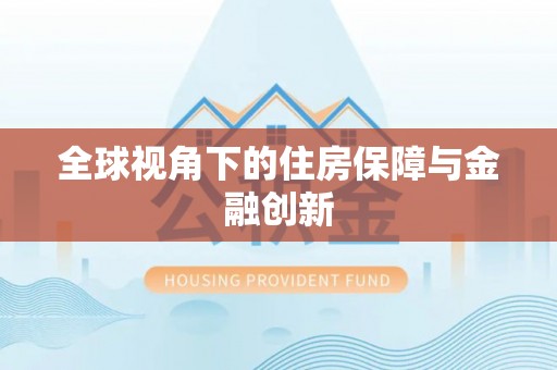 定远全球视角下的住房保障与金融创新