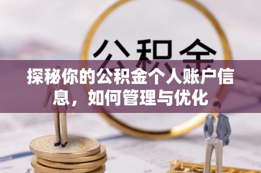定远探秘你的公积金个人账户信息，如何管理与优化
