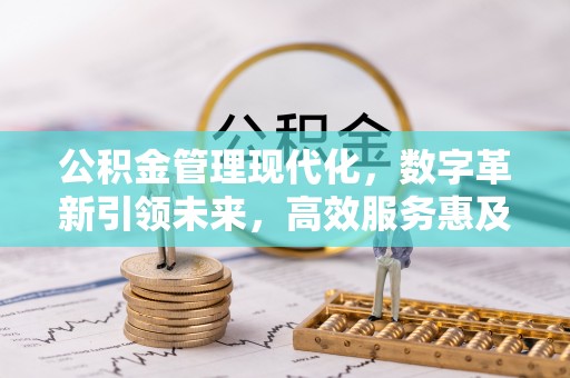 定远公积金管理现代化，数字革新引领未来，高效服务惠及民生