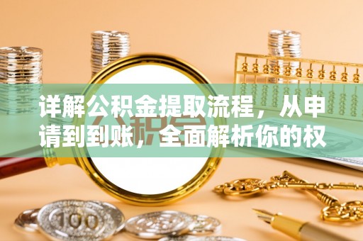 定远详解公积金提取流程，从申请到到账，全面解析你的权益与操作步骤