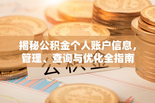 定远揭秘公积金个人账户信息，管理、查询与优化全指南
