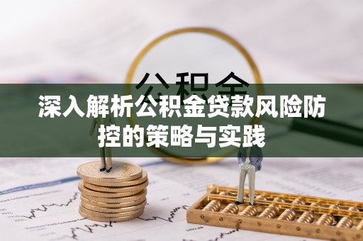 定远深入解析公积金贷款风险防控的策略与实践