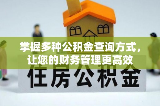 定远掌握多种公积金查询方式，让您的财务管理更高效