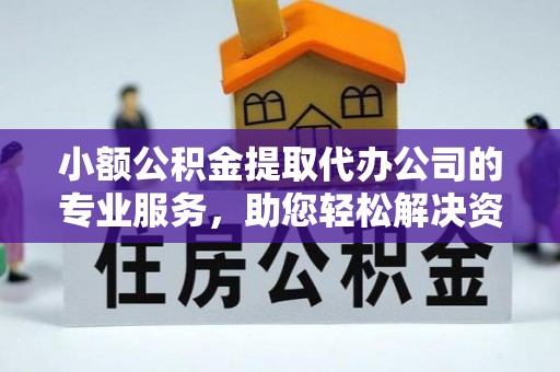 定远小额公积金提取代办公司的专业服务，助您轻松解决资金难题