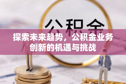 定远探索未来趋势，公积金业务创新的机遇与挑战
