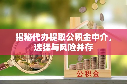 定远揭秘代办提取公积金中介，选择与风险并存