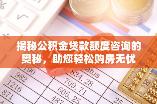 定远揭秘公积金贷款额度咨询的奥秘，助您轻松购房无忧