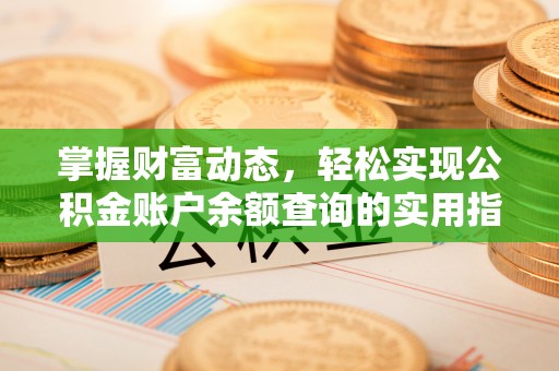 定远掌握财富动态，轻松实现公积金账户余额查询的实用指南