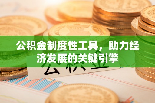 定远公积金制度性工具，助力经济发展的关键引擎