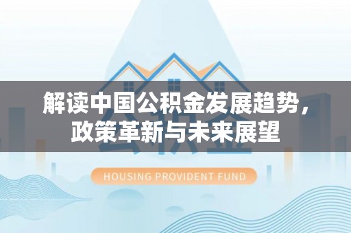 定远解读中国公积金发展趋势，政策革新与未来展望