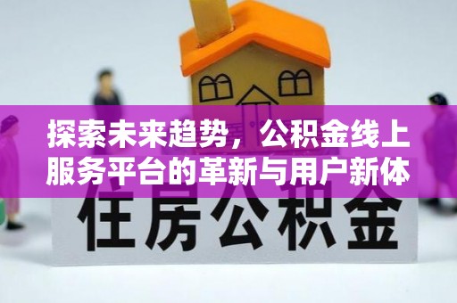 定远探索未来趋势，公积金线上服务平台的革新与用户新体验