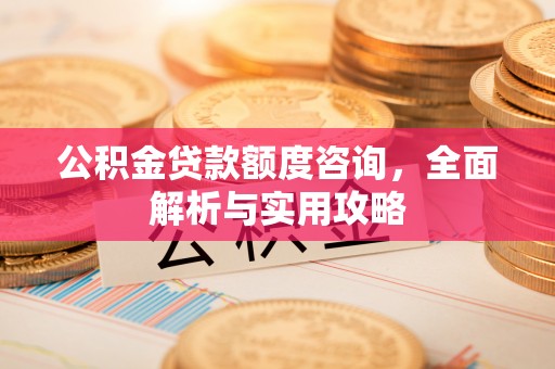 定远公积金贷款额度咨询，全面解析与实用攻略
