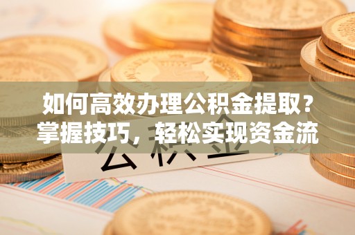 定远如何高效办理公积金提取？掌握技巧，轻松实现资金流动