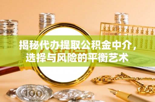 定远揭秘代办提取公积金中介，选择与风险的平衡艺术