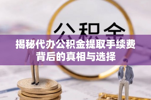 定远揭秘代办公积金提取手续费背后的真相与选择
