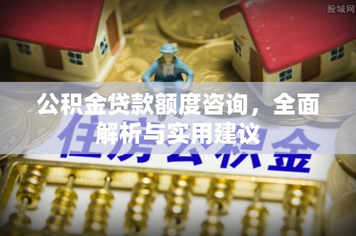 定远公积金贷款额度咨询，全面解析与实用建议