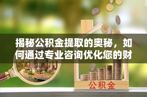 定远揭秘公积金提取的奥秘，如何通过专业咨询优化您的财务规划