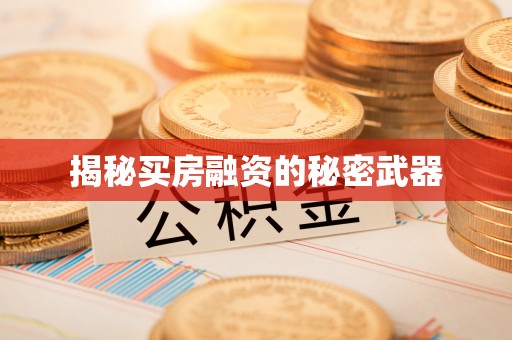 定远揭秘买房融资的秘密武器