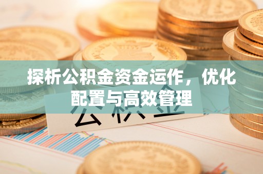 定远探析公积金资金运作，优化配置与高效管理