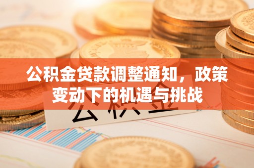 定远公积金贷款调整通知，政策变动下的机遇与挑战