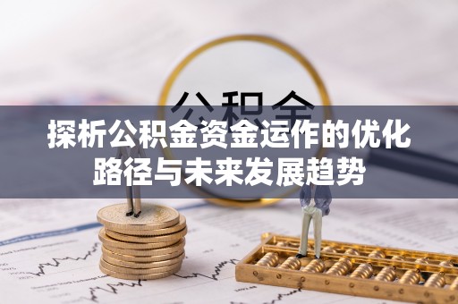 定远探析公积金资金运作的优化路径与未来发展趋势