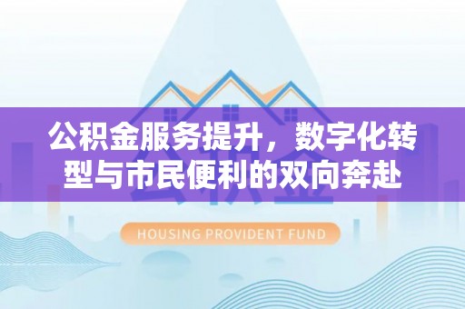 定远公积金服务提升，数字化转型与市民便利的双向奔赴
