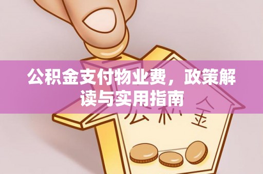定远公积金支付物业费，政策解读与实用指南