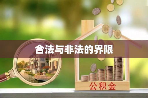 定远合法与非法的界限